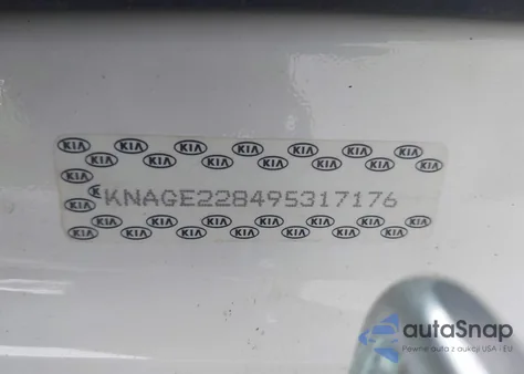 2009 Kia Optima Lx from USA, damaged, VIN KNAGE228495317176